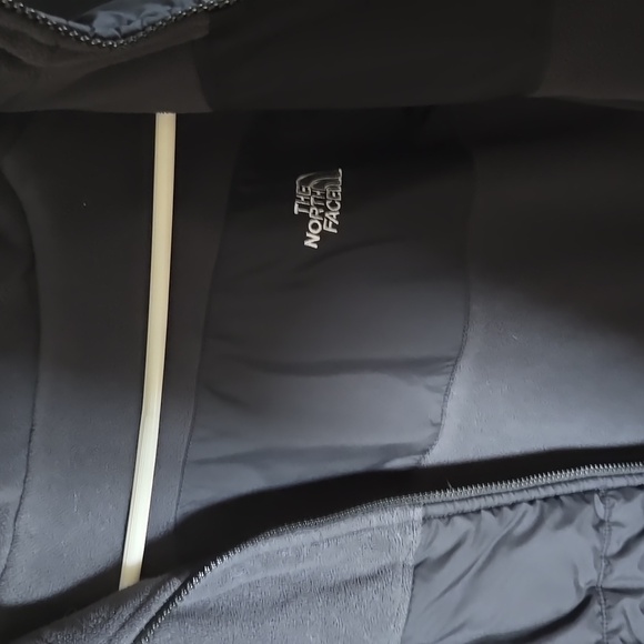 The North Face Reversible Charcoal Puffer Coat Boys L 14/16 - Picture 4 of 8